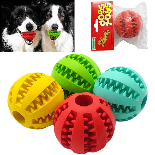 Dental Bite Resistant Tooth Cleaning Dog Toy Balls - Smart Pets Nation