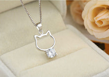 Lovely Kitty Silver Necklace - Smart Pets Nation