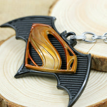 Batman & Super Main Black Metal Keychain - Smart Pets Nation