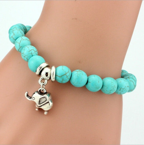 Elephant Cat Own & Fish Turquoise Bracelets - Smart Pets Nation