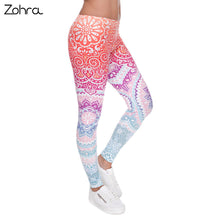 Legging Aztec Round Ombre Printing leggins Slim High Waist - Smart Pets Nation