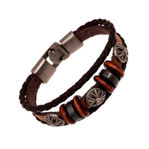 Handmade Vintage Beads Elegant Leather Bracelet - Smart Pets Nation