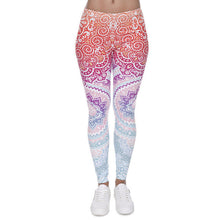 Legging Aztec Round Ombre Printing leggins Slim High Waist - Smart Pets Nation