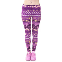 Legging Aztec Round Ombre Printing leggins Slim High Waist - Smart Pets Nation