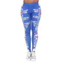 Legging Aztec Round Ombre Printing leggins Slim High Waist - Smart Pets Nation