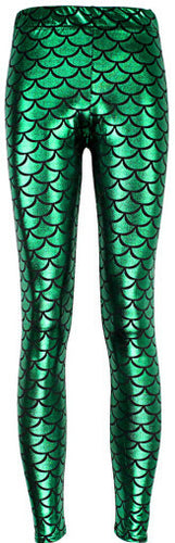 Digital Mermaid Printed Sexy Leggings Plus Size Available - Smart Pets Nation