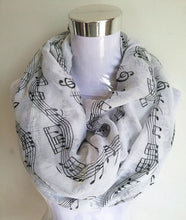 Music Note Sheet Music Piano Notes Script Print Scarves - Smart Pets Nation