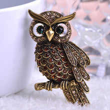 Big Owl Brooches For Wedding Bouquet Hijab Scarf Pin - Smart Pets Nation