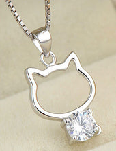 Lovely Kitty Silver Necklace - Smart Pets Nation