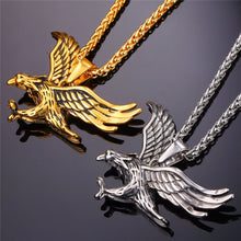 Eagle Necklace Gold Stainless Steel Necklace - Smart Pets Nation