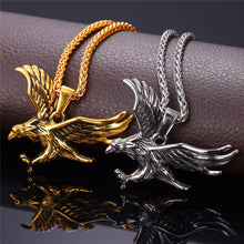 Eagle Necklace Gold Stainless Steel Necklace - Smart Pets Nation