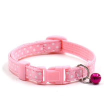 Polka Dot Print Collar Adjustable Pet Neck Chain With Bell - Smart Pets Nation