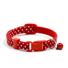 Polka Dot Print Collar Adjustable Pet Neck Chain With Bell - Smart Pets Nation