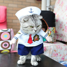 Small Cat Sailor Policeman Solider Uniform + Hat - Smart Pets Nation