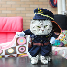 Small Cat Sailor Policeman Solider Uniform + Hat - Smart Pets Nation