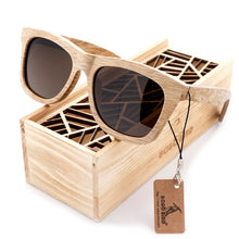 Bamboo Sunglasses Square Piltor In Gift Box - Smart Pets Nation