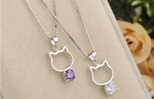 Lovely Kitty Silver Necklace - Smart Pets Nation