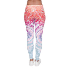 Legging Aztec Round Ombre Printing leggins Slim High Waist - Smart Pets Nation