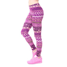 Legging Aztec Round Ombre Printing leggins Slim High Waist - Smart Pets Nation