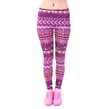 Legging Aztec Round Ombre Printing leggins Slim High Waist - Smart Pets Nation